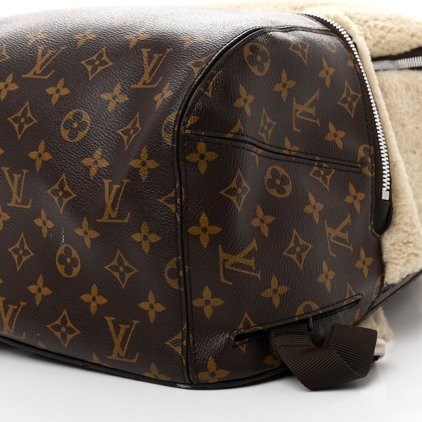 Shearling Monogram Marc Newson Fleece Pack Beige