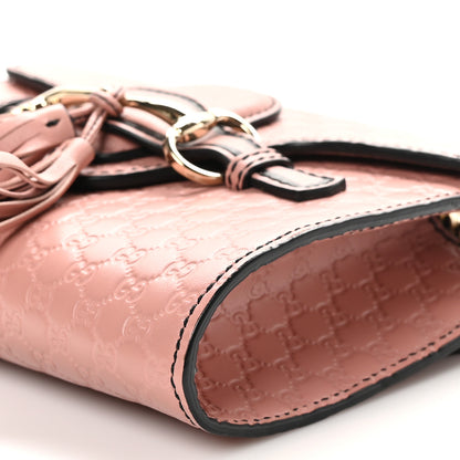 Gucci Microguccissima Mini Emily Shoulder Bag Soft Pink 10 of 10