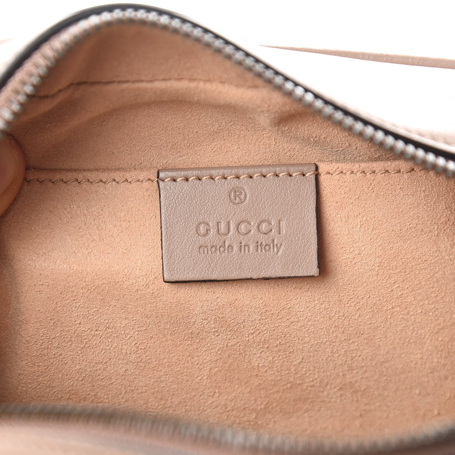 Gucci Calfskin Matelasse Small GG Marmont Chain Shoulder Bag Porcelain Rose 6 of 11