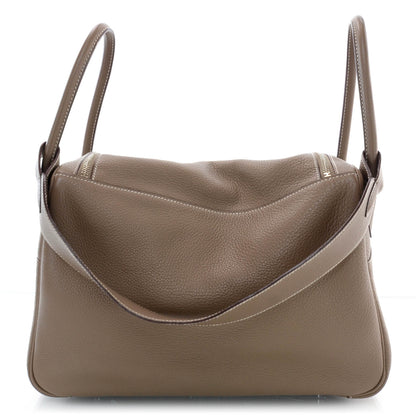 Hermes Taurillon Clemence Lindy 34 Etoupe 3 of 8