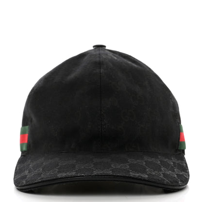 Gucci Monogram Web Baseball Hat XS Black 3 of 9