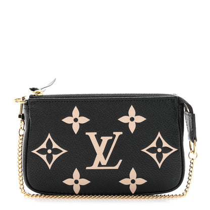 Louis Vuitton Empreinte Monogram Giant Mini Pochette Accessories Black 1 of 9