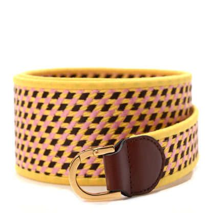 Fendi Canvas Calfskin Logo Embroidered Shaped Strap You Multicolor 1 of 4