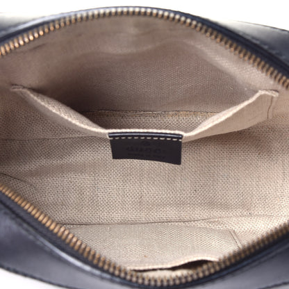 Gucci Calfskin Web Small Webby Bee Shoulder Bag Black 5 of 11