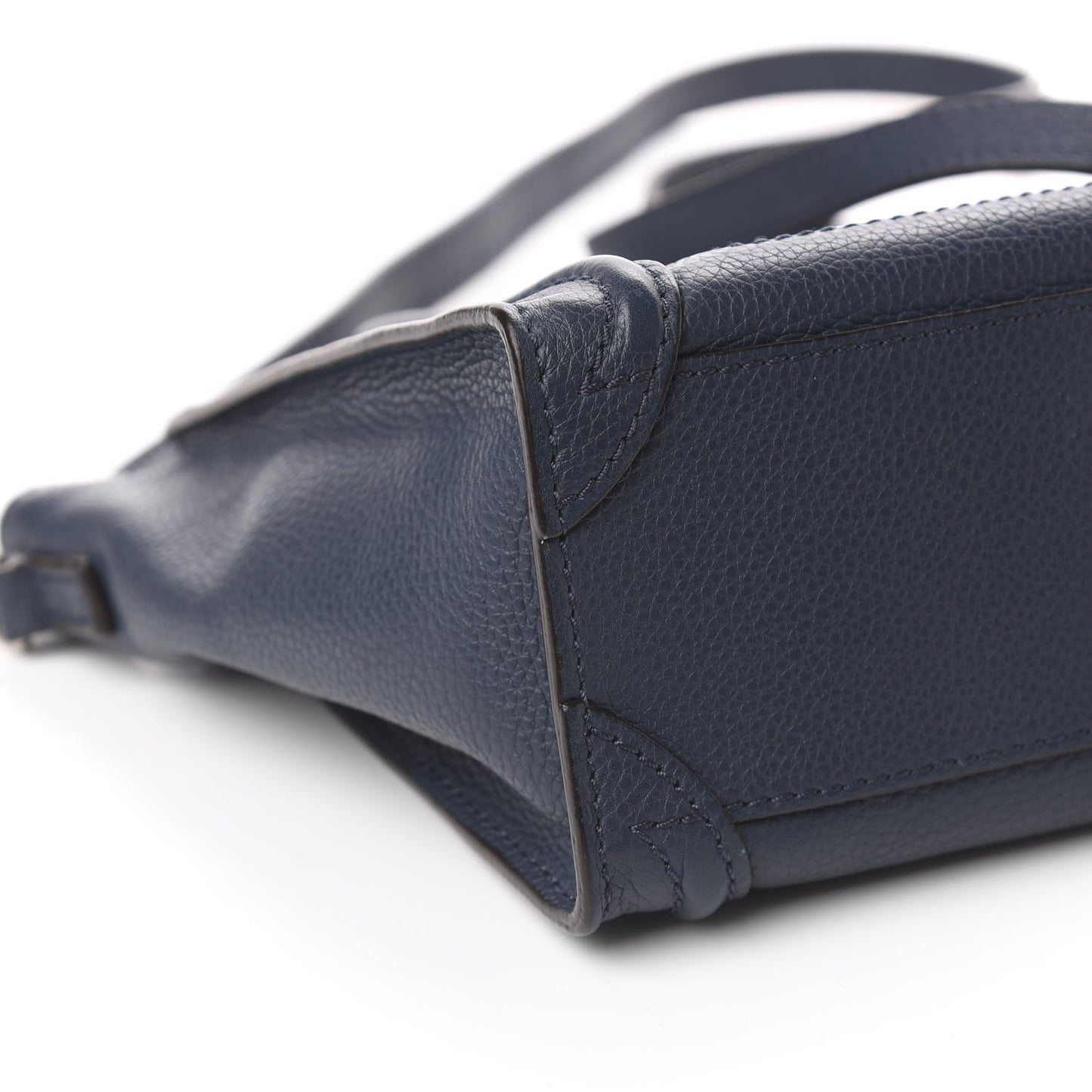 Drummed Calfskin Nano Luggage Orage