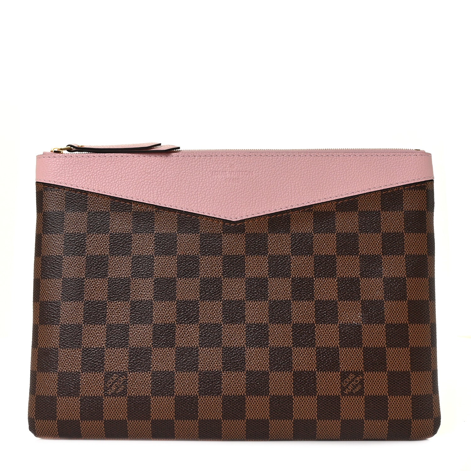 Louis Vuitton Damier Ebene Daily Pouch Rose Poudre 1 of 8