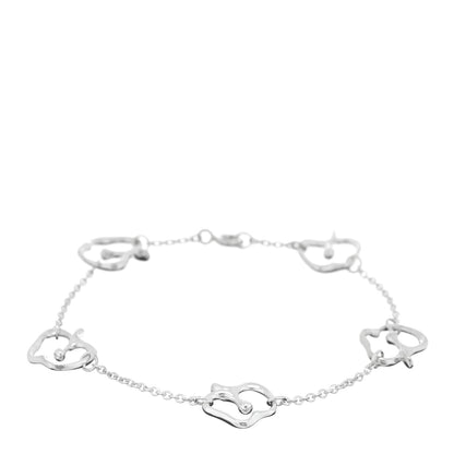 Tiffany Sterling Silver Elsa Peretti Apple Bracelet 1 of 3