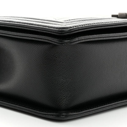 Chanel Caviar Quilted New Medium Boy Flap Black 9 of 10