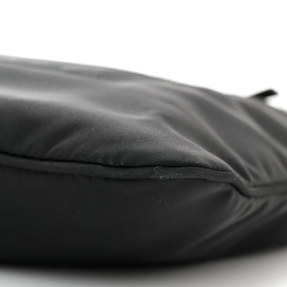 Prada Tessuto Nylon Saffiano Flat Messenger Bag Black 9 of 10