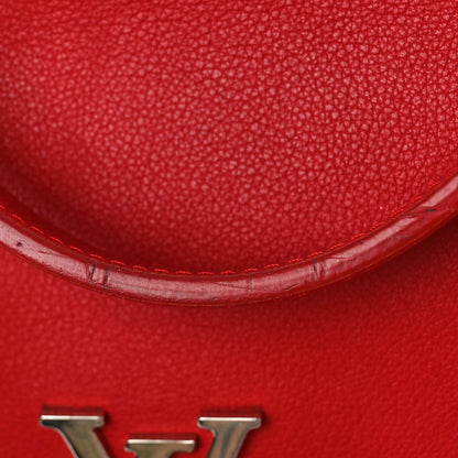 Louis Vuitton Soft Calfskin Lockme II Top Handle Rubis 13 of 16