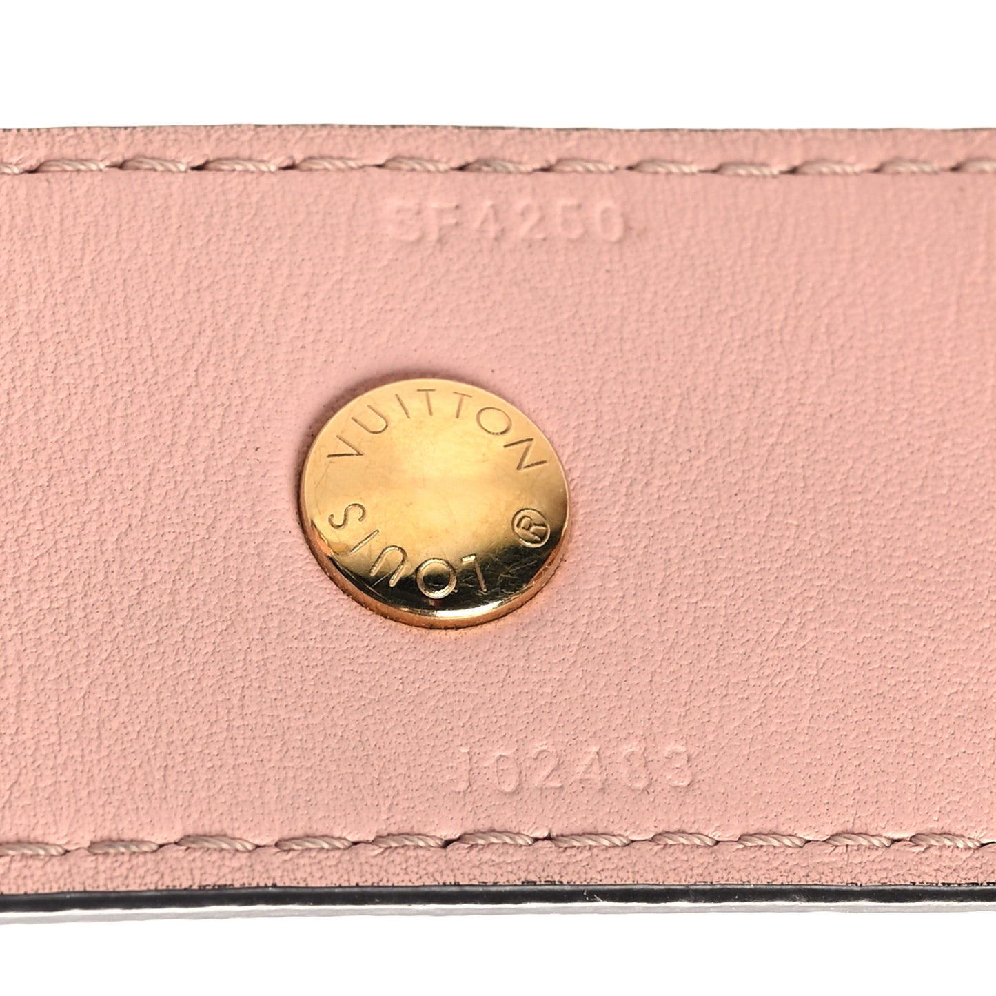 Monogram Adjustable Bandouliere Shoulder Strap Rose Ballerine