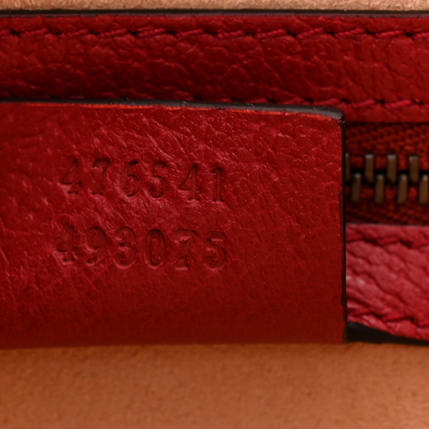 GG Supreme Monogram Small Queen Margaret Top Handle Bag Red