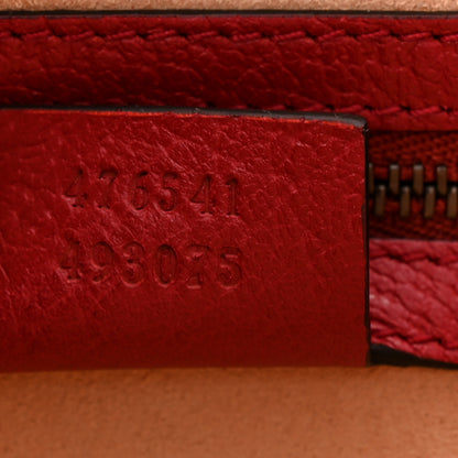 Gucci GG Supreme Monogram Small Queen Margaret Top Handle Bag Red 7 of 10