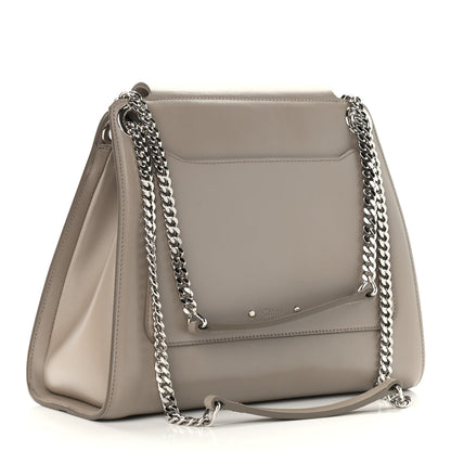 Chloe Shiny Calfskin Medium Annie Shoulder Bag Motty Grey 2 of 11