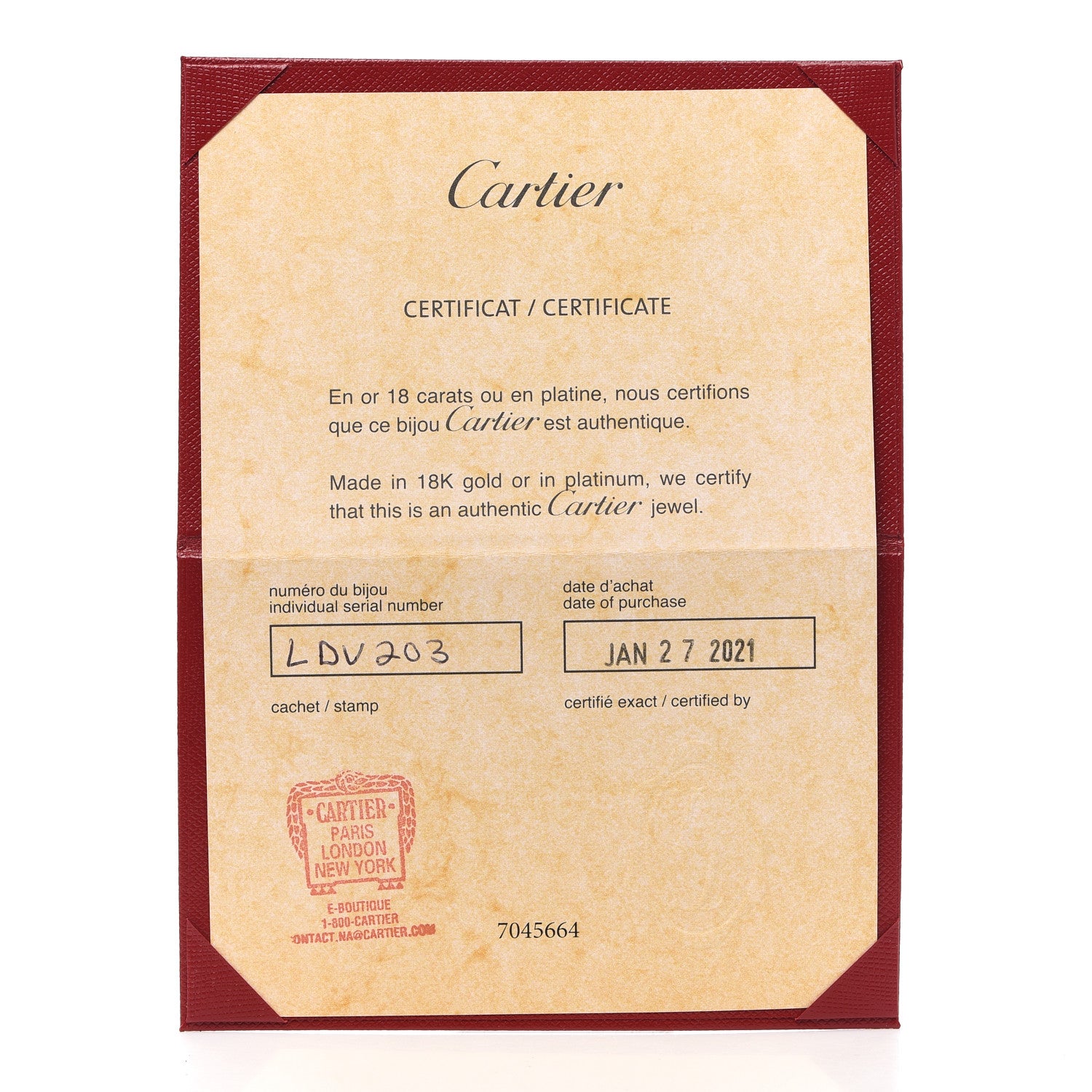 Cartier 18K White Gold Small Juste Un Clou Ring 55 7.25 5 of 6