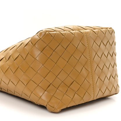 Bottega Veneta Nappa Intrecciato Small Flip Flap Tote Acorn Brass 7 of 8