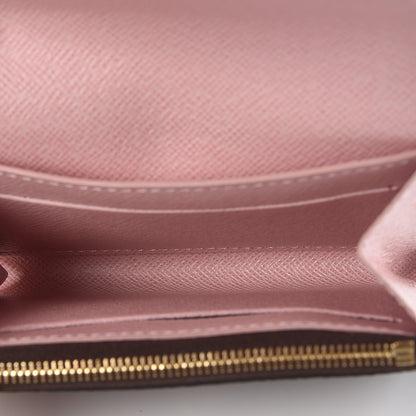 Louis Vuitton Damier Ebene Rosalie Coin Purse Rose Ballerine 5 of 8