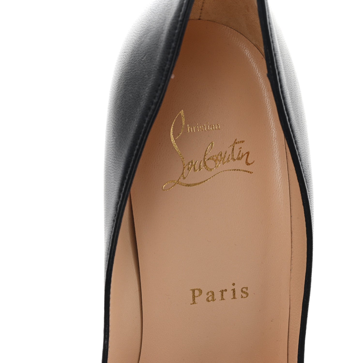 Christian Louboutin Nappa Apostrophy 100 Pumps 39 Black 8 of 9