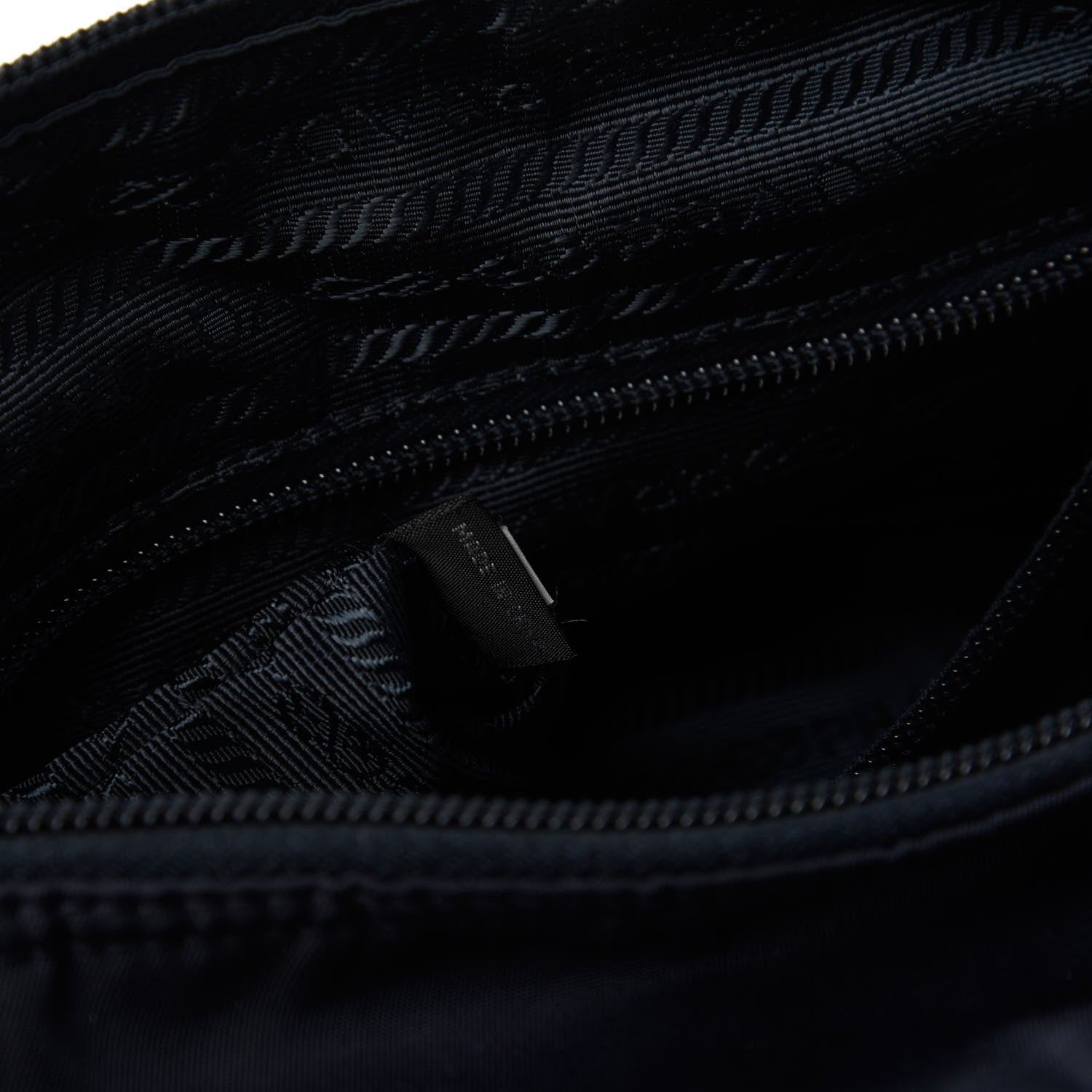 Prada Tessuto Nylon Saffiano Messenger Bag Baltico 10 of 11