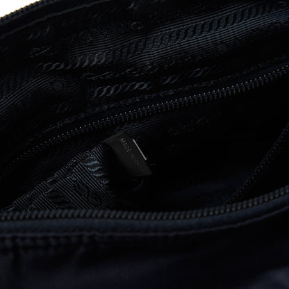 Prada Tessuto Nylon Saffiano Messenger Bag Baltico 10 of 11
