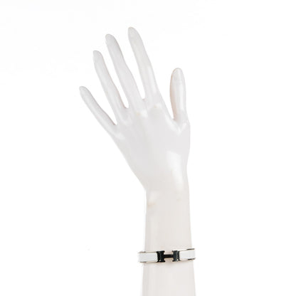 Hermes Enamel Narrow Clic Clac H Bracelet PM White 2 of 6