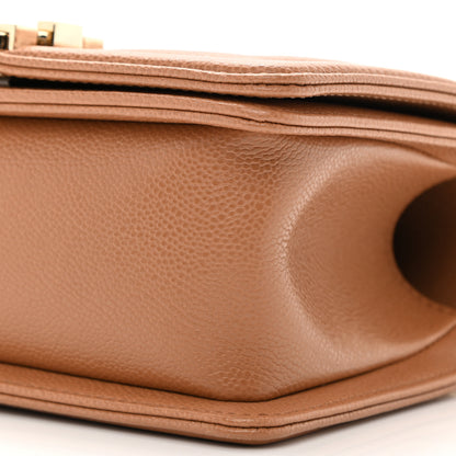 Chanel Caviar Quilted Small Boy Flap Brown 10 of 11