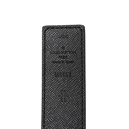 Louis Vuitton Calfskin Monogram 30mm LV Initiales Reversible Belt 95 38 Black 3 of 5