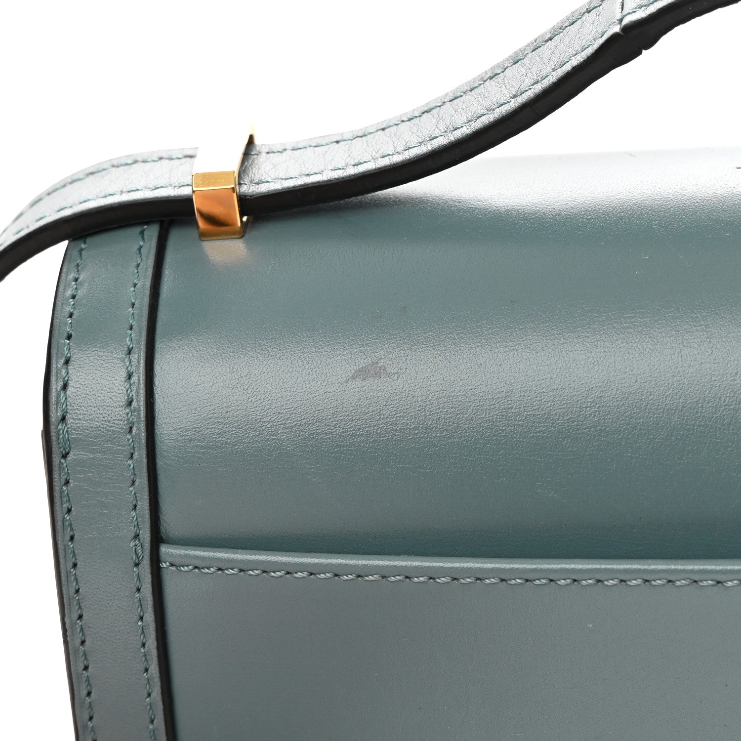 Loewe Calfskin Small Barcelona Shoulder Bag Stone Blue 21 of 21