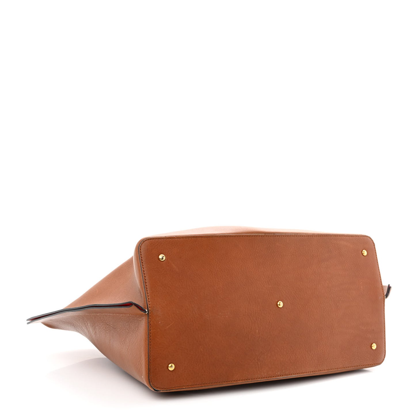 Grainy Calfskin Medium VLogo Escape Shopper Brown Black