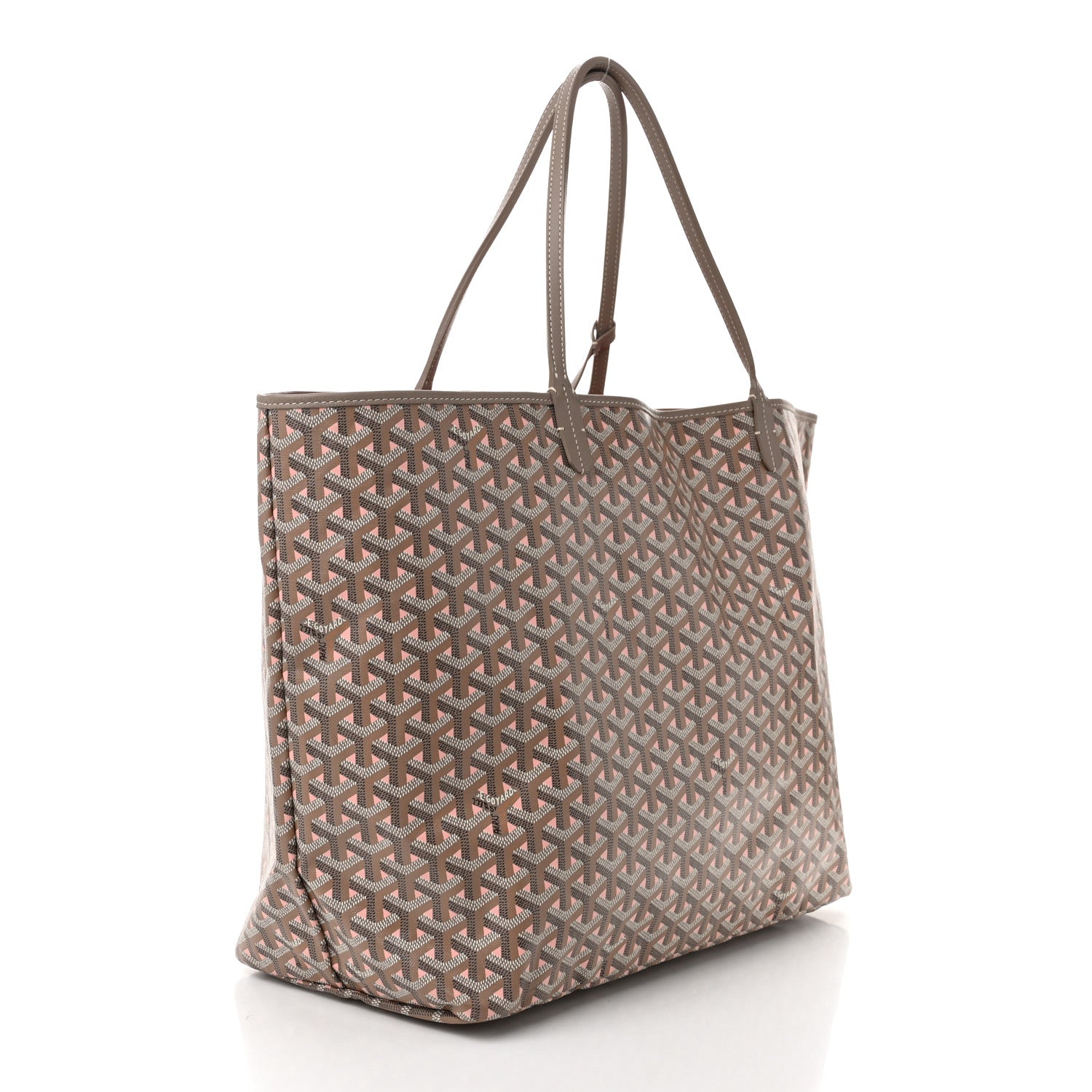 Goyard Goyardine Saint Louis Claire Voie GM Grege Powder Pink 4 of 11