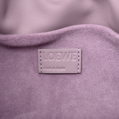 Loewe Calfskin Monochrome Flamenco Knot Clutch Pale Aubergine Glaze 6 of 10