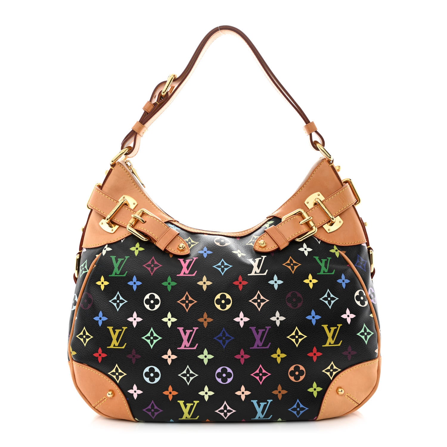 Louis Vuitton Monogram Multicolor Greta Black 1 of 10