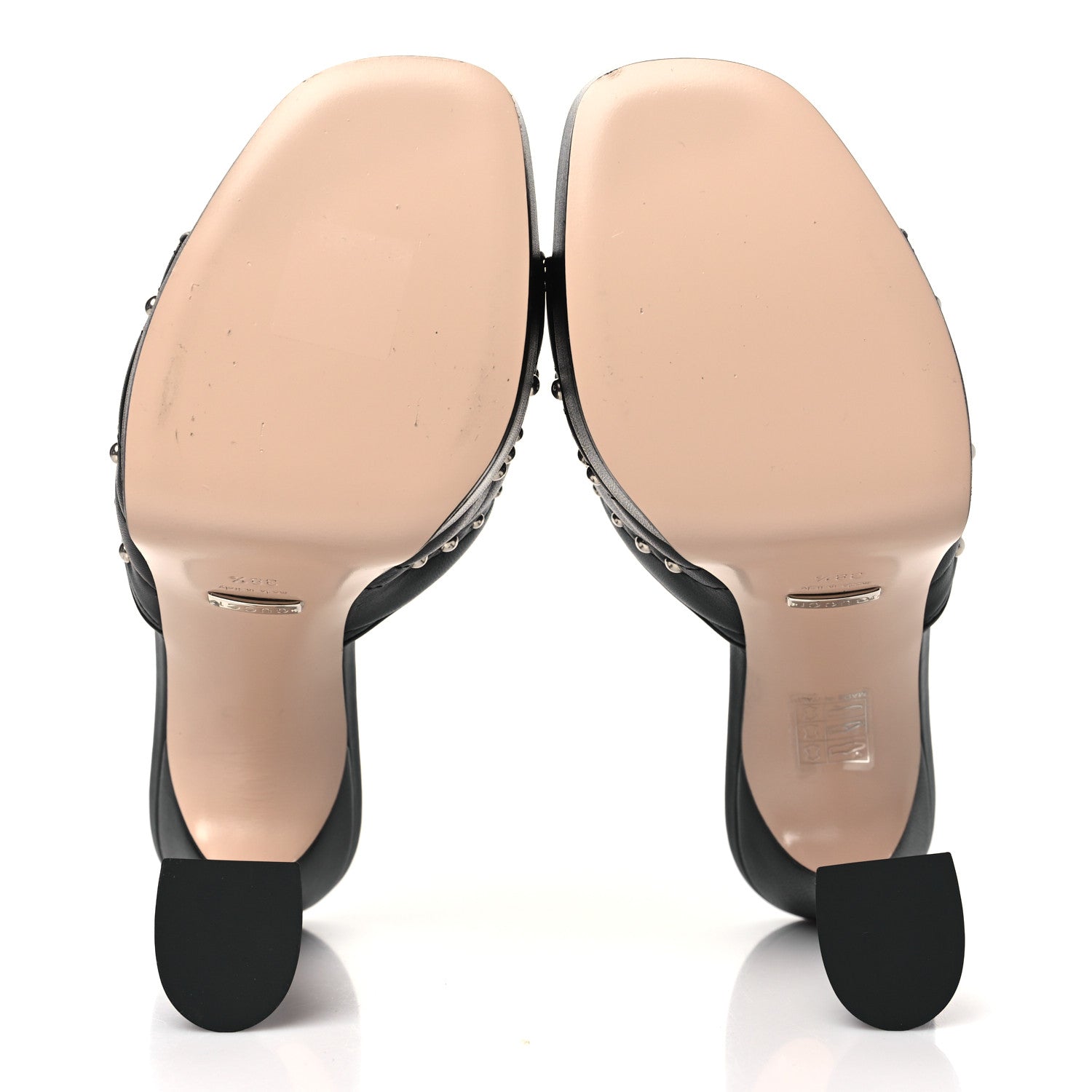Gucci Malaga Kid Platform Sandals 38.5 Black 5 of 8