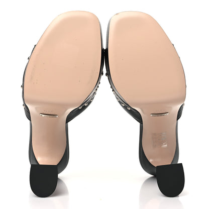 Gucci Malaga Kid Platform Sandals 38.5 Black 5 of 8
