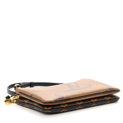 Louis Vuitton Reverse Monogram Giant Double Zip Pochette 4 of 10