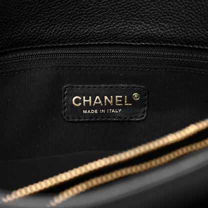 Chanel Calfskin Cerf Executive Shopper Tote Black 7 of 16