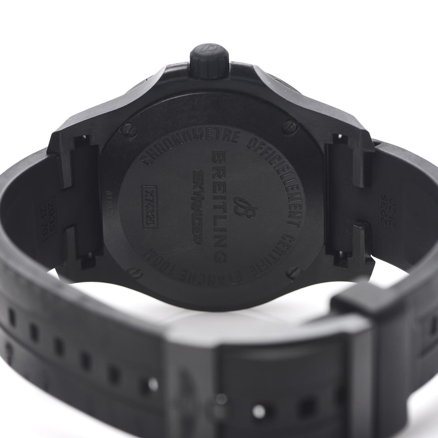 Breitlight Rubber 45mm Colt Skyracer Quartz Watch Black X74320