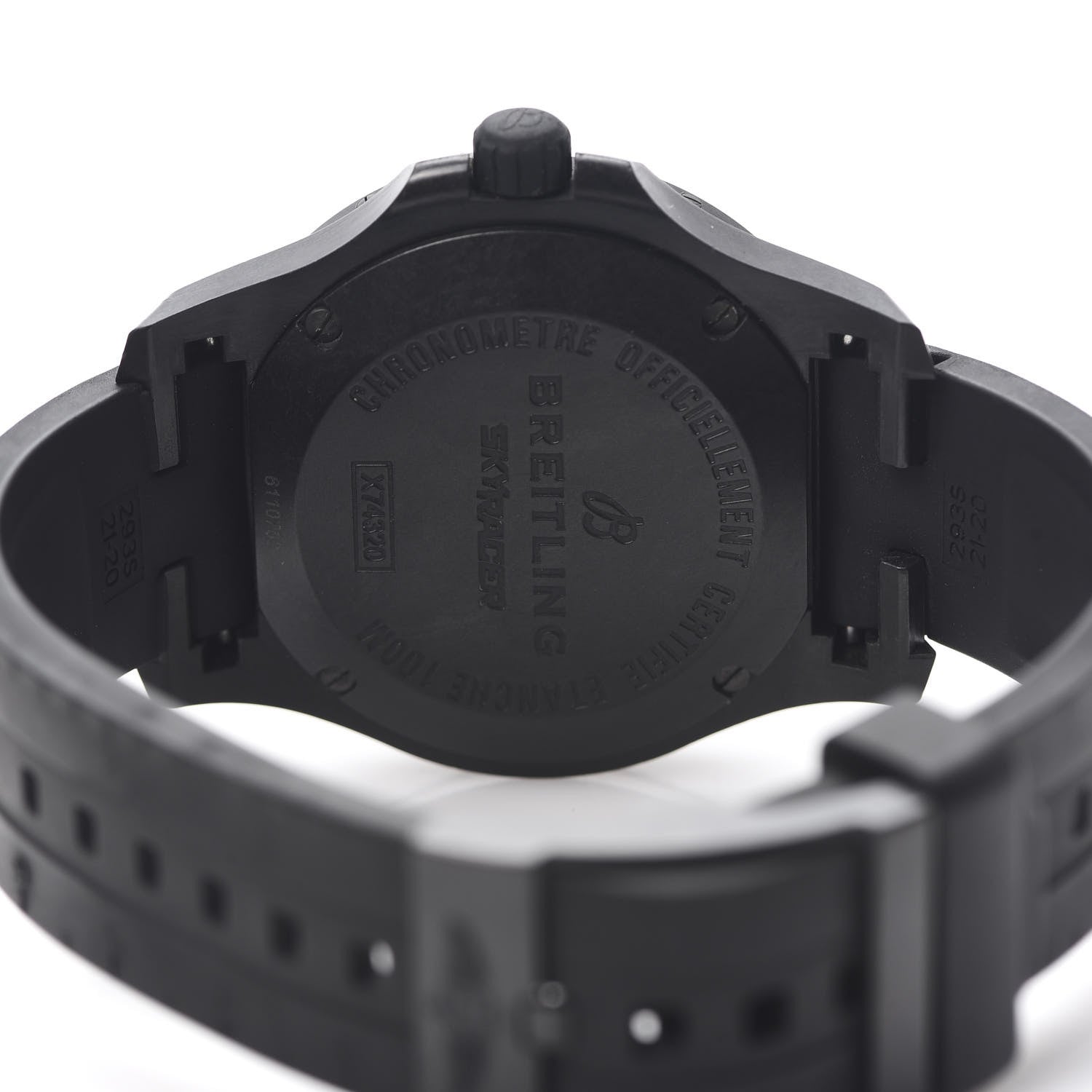 Breitling Breitlight Rubber 45mm Colt Skyracer Quartz Watch Black X74320 5 of 6