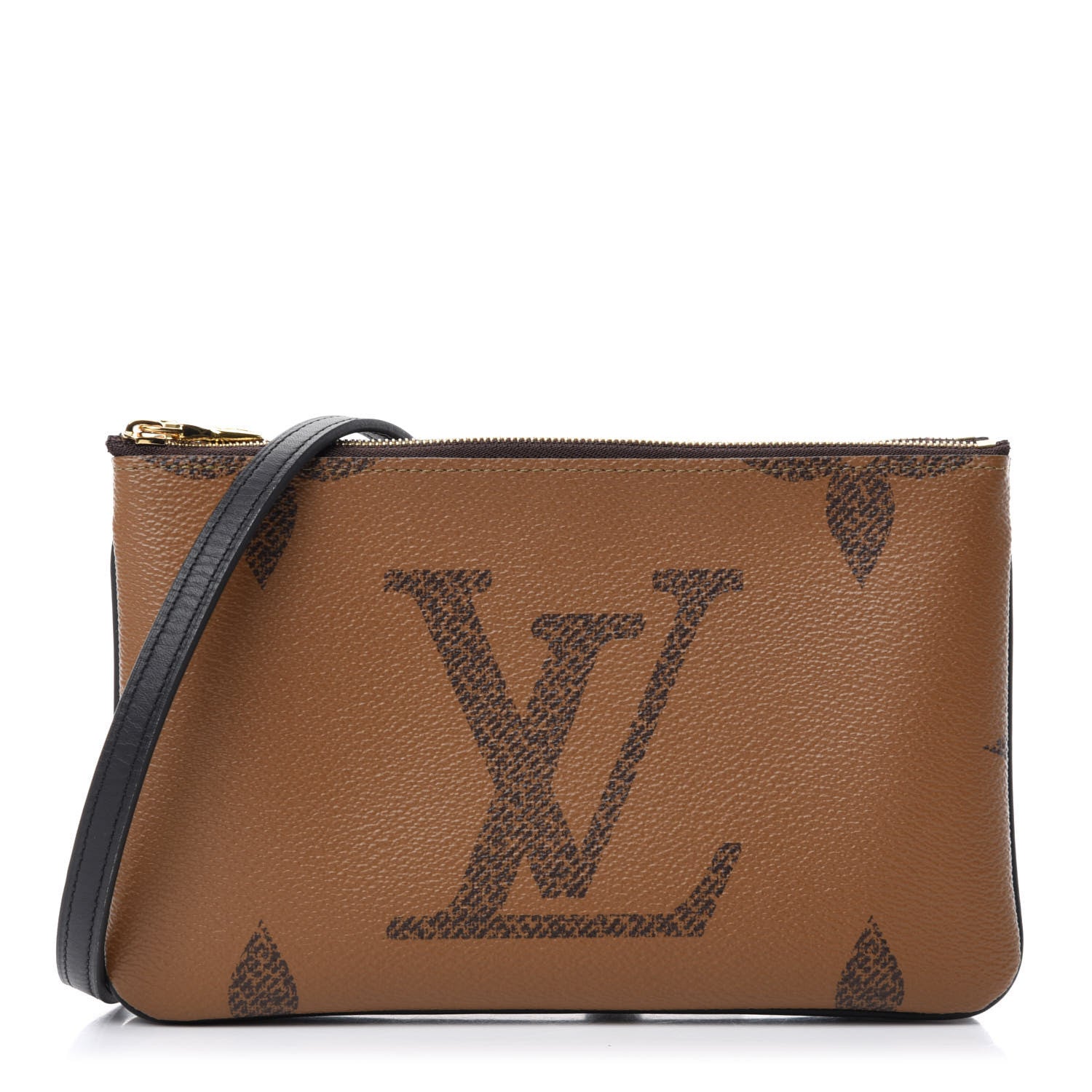 Louis Vuitton Reverse Monogram Giant Double Zip Pochette 1 of 12