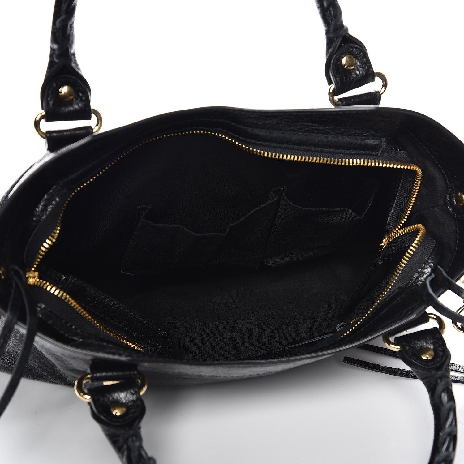 Balenciaga Agneau Classic Gold Hardware Town Black 6 of 8