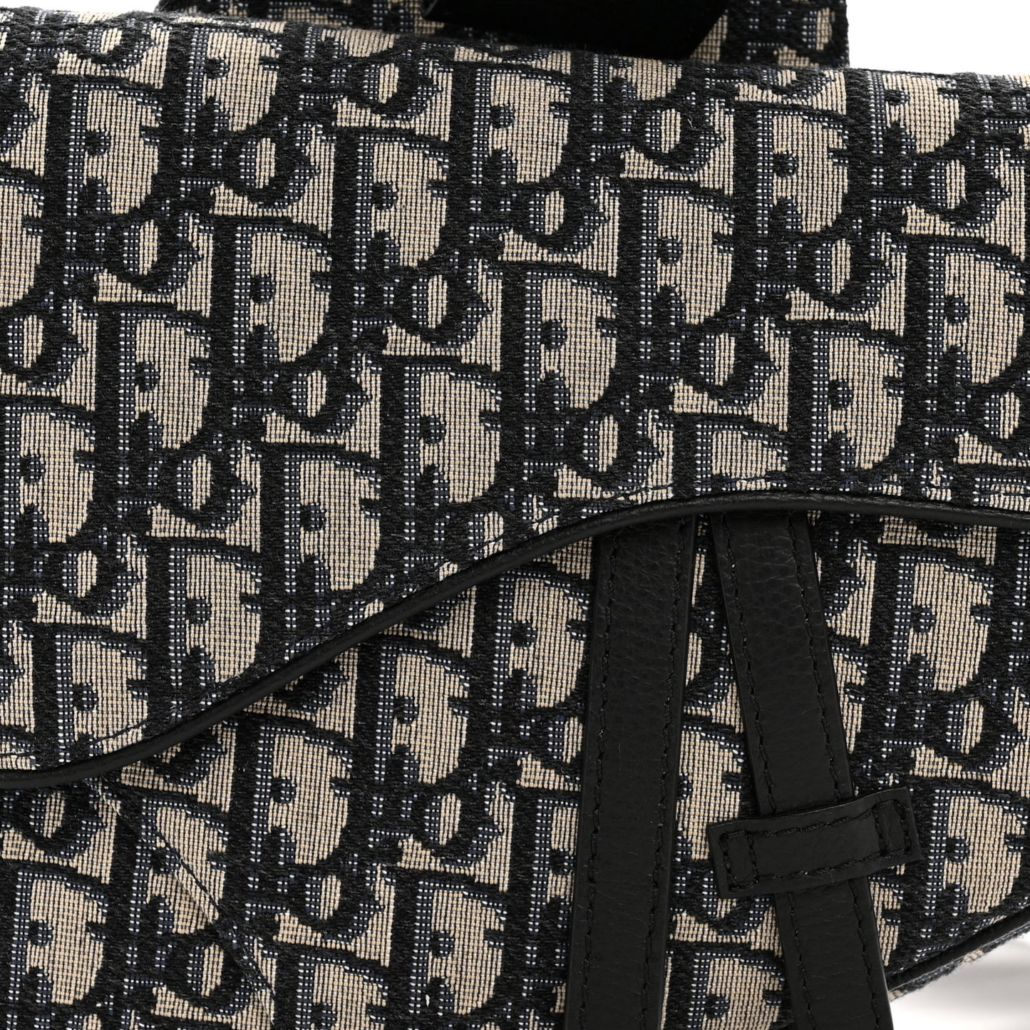 Oblique Mens Saddle Bag Blue