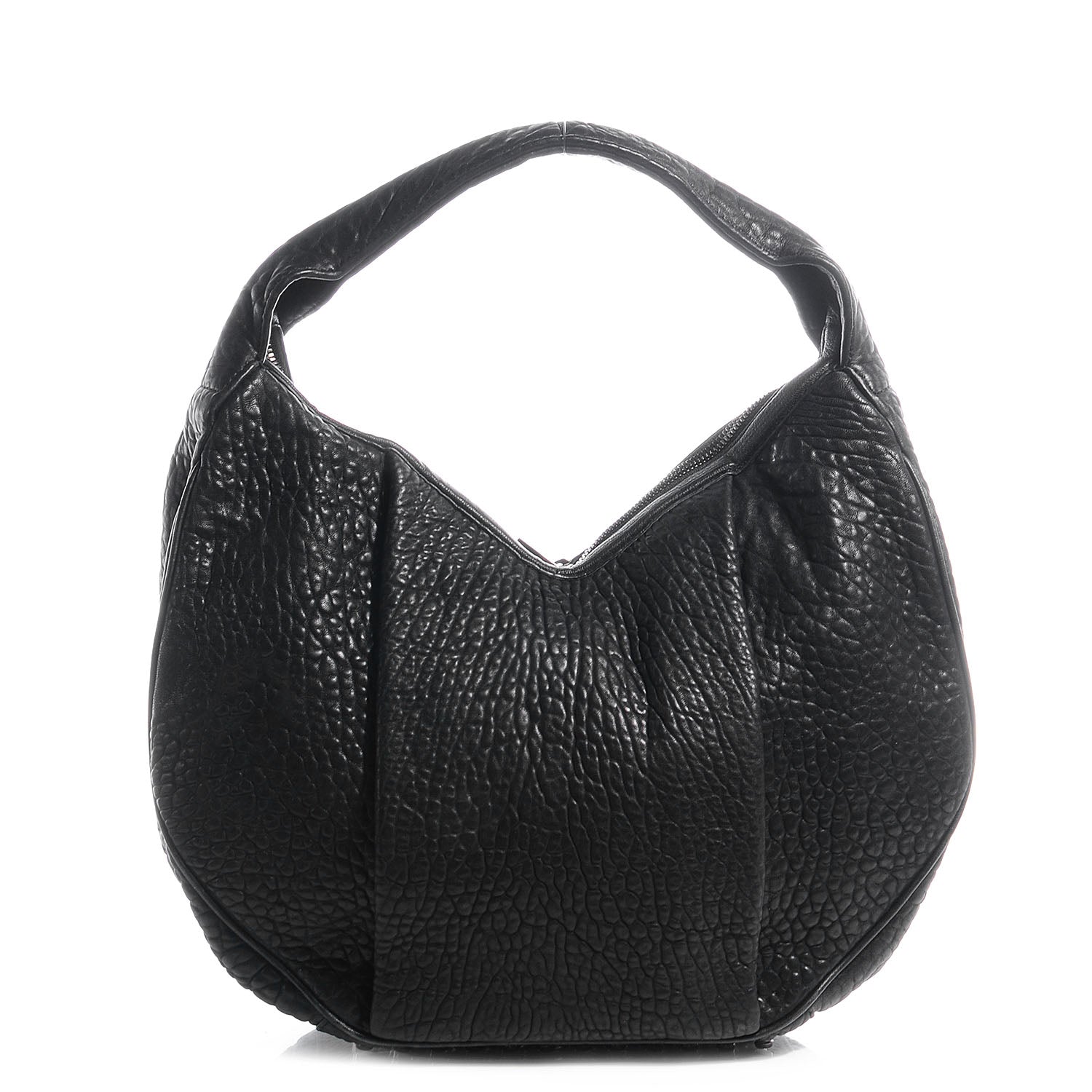 Alexander Wang Pebbled Leather Morgan Hobo Black 1 of 6