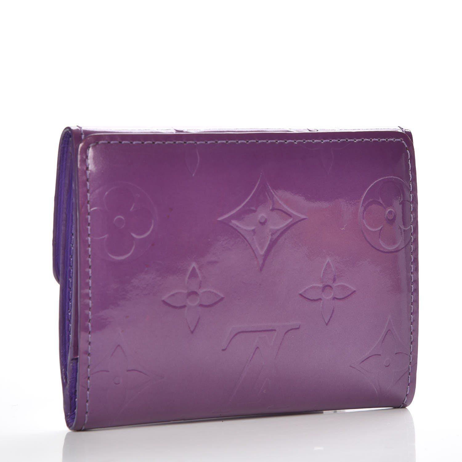 Louis Vuitton Vernis Elise Wallet Purple 3 of 7