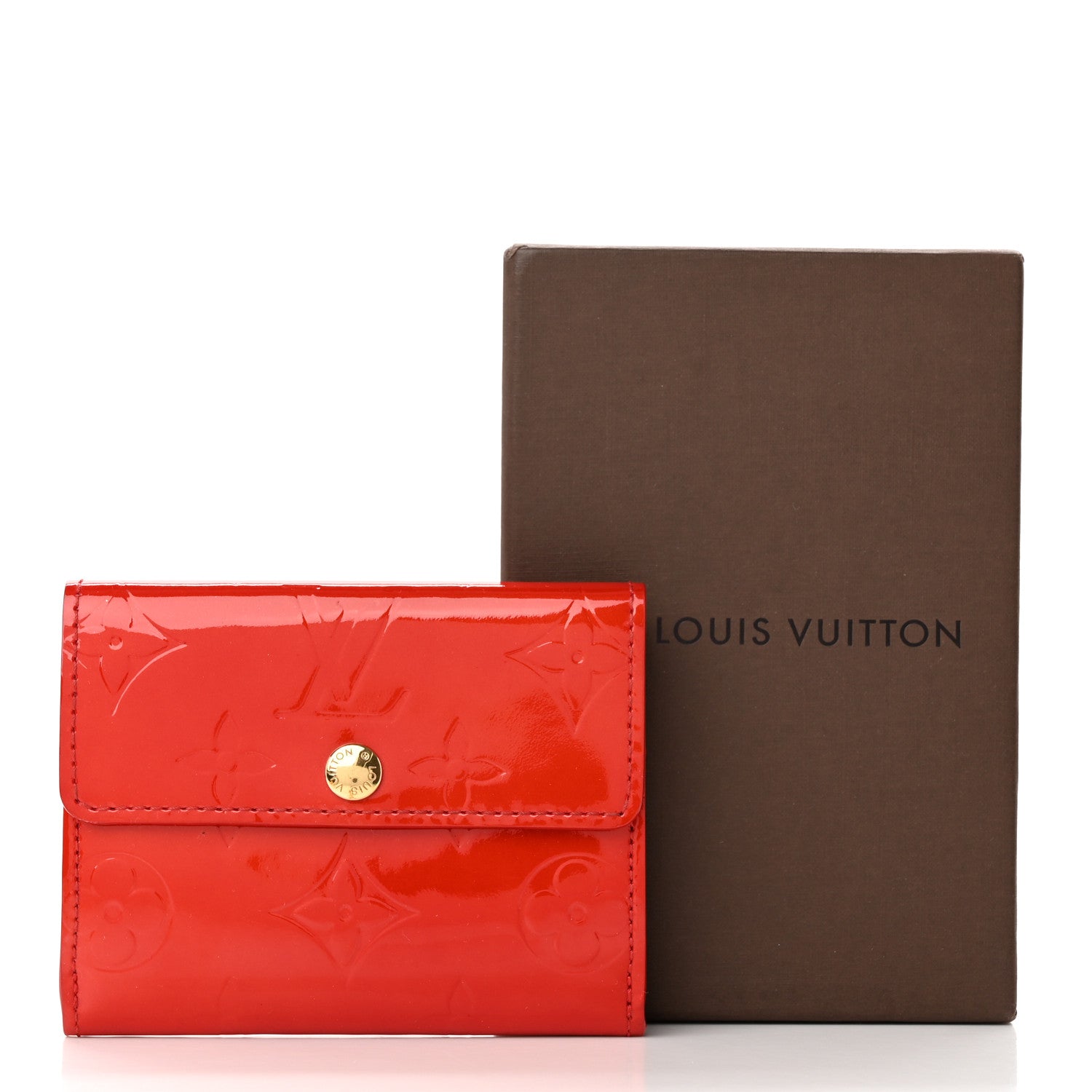 Louis Vuitton Vernis Ludlow Wallet Pomme D'Amour 8 of 8