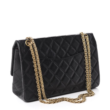 Chanel Aged Calfskin Quilted 2.55 Reissue 226 Flap Black 3 of 11