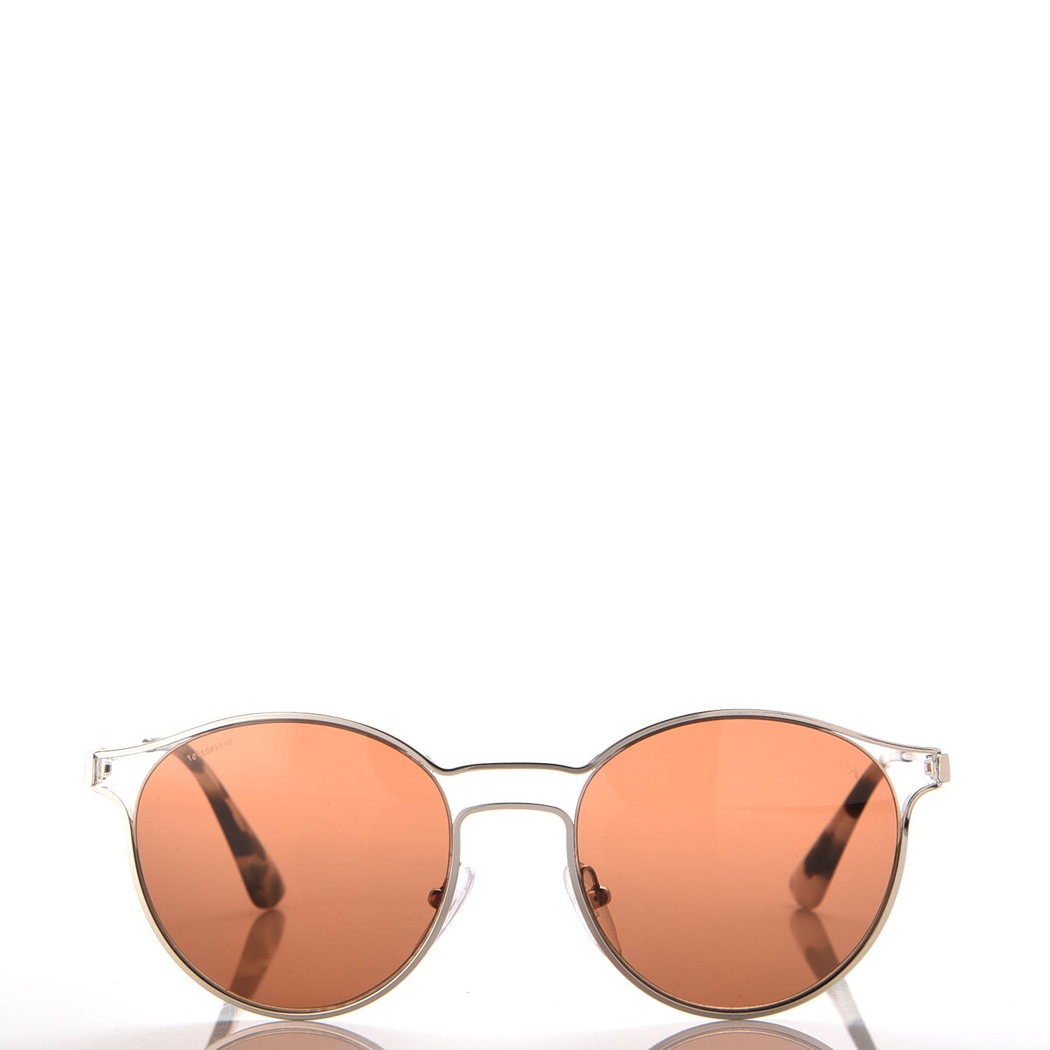 Prada Mirrored Cinema Sunglasses SPR 62S Brown 2 of 8