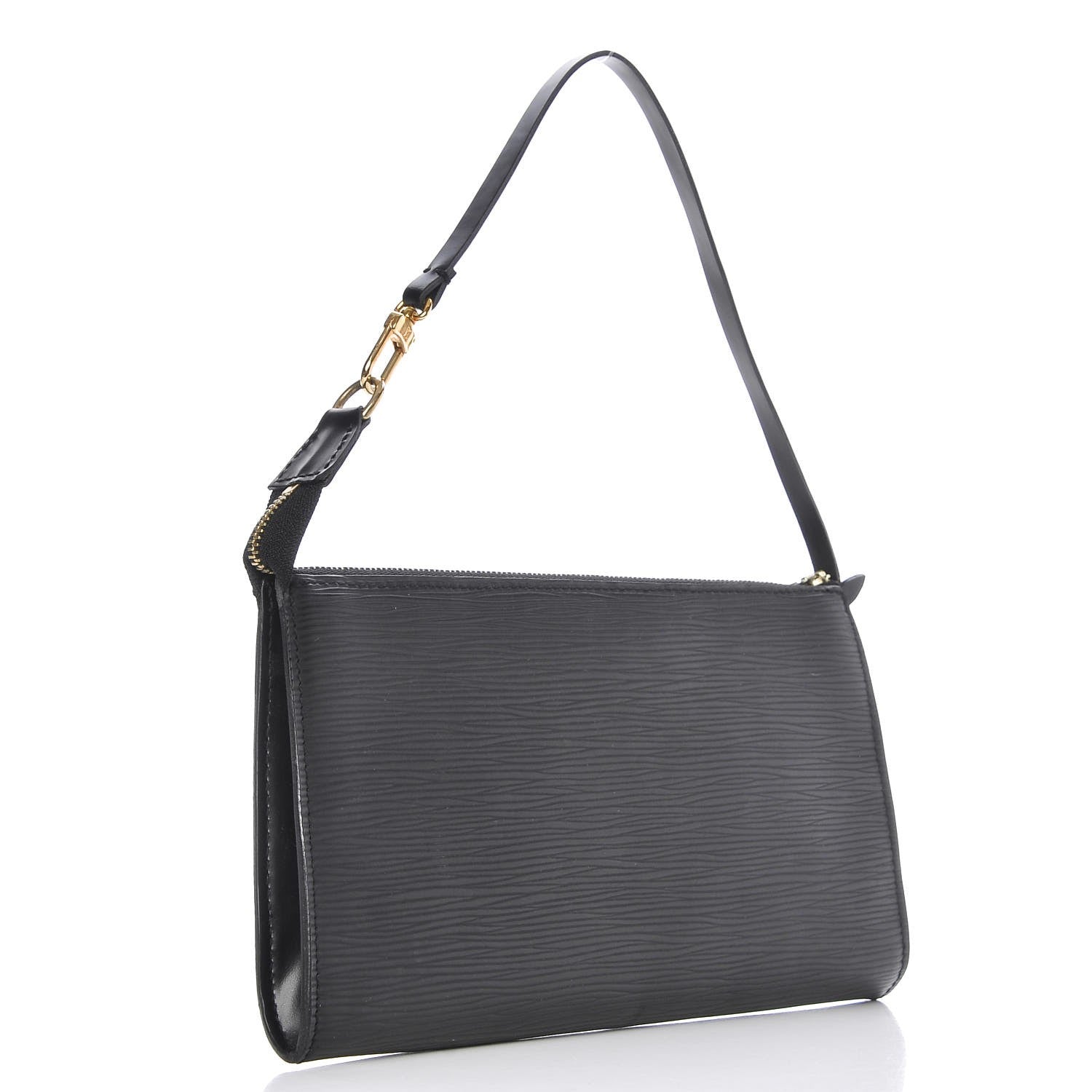 Louis Vuitton Epi Pochette Accessories 24 Black 3 of 7