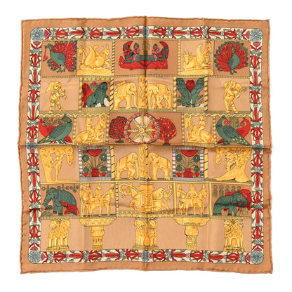 Hermes Silk Torana Pocket Square 1 of 7
