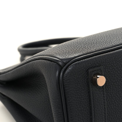 Hermes Togo Birkin 25 Black 11 of 13