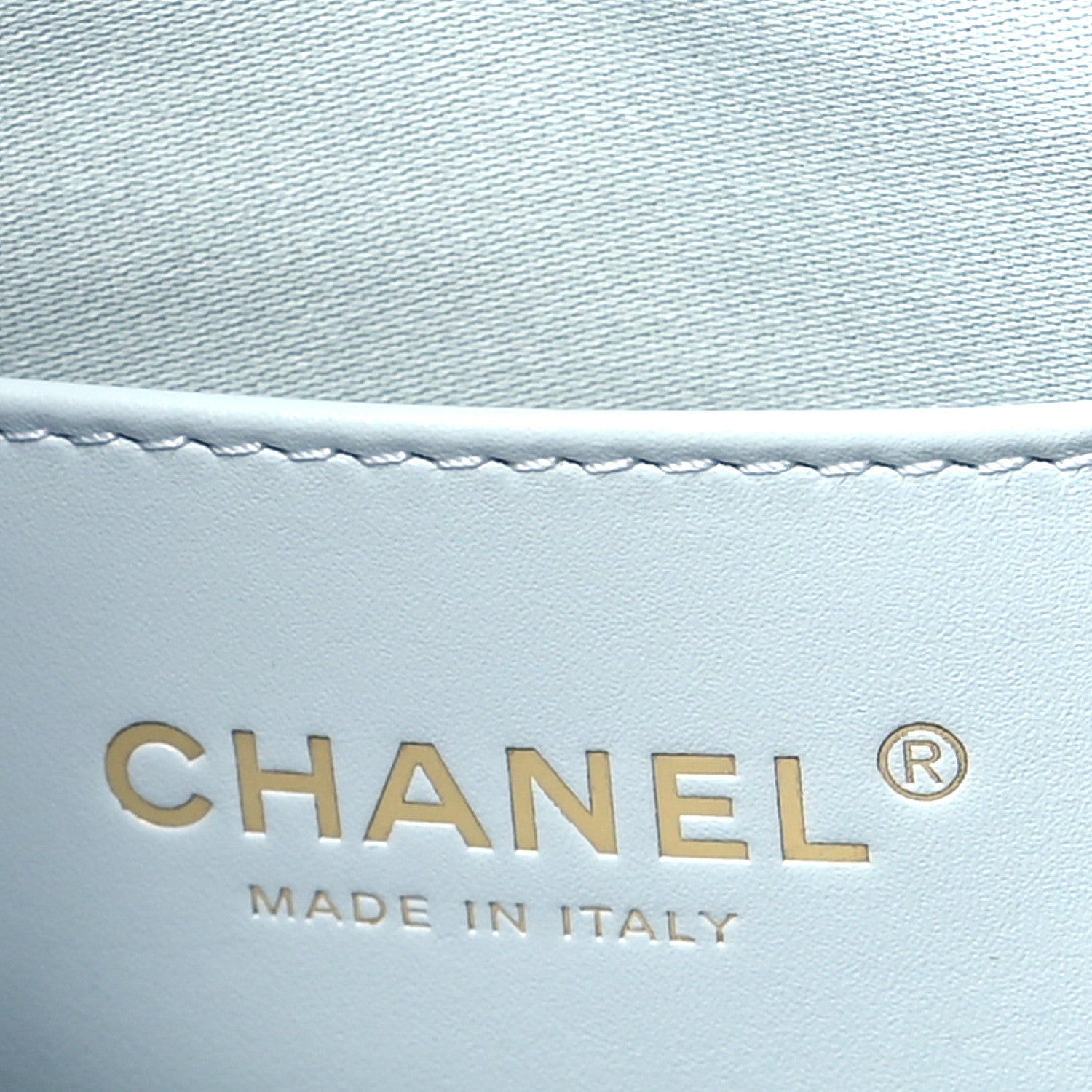 Chanel Caviar Quilted Medium Chanel 25 Handbag Light Blue 8 of 11